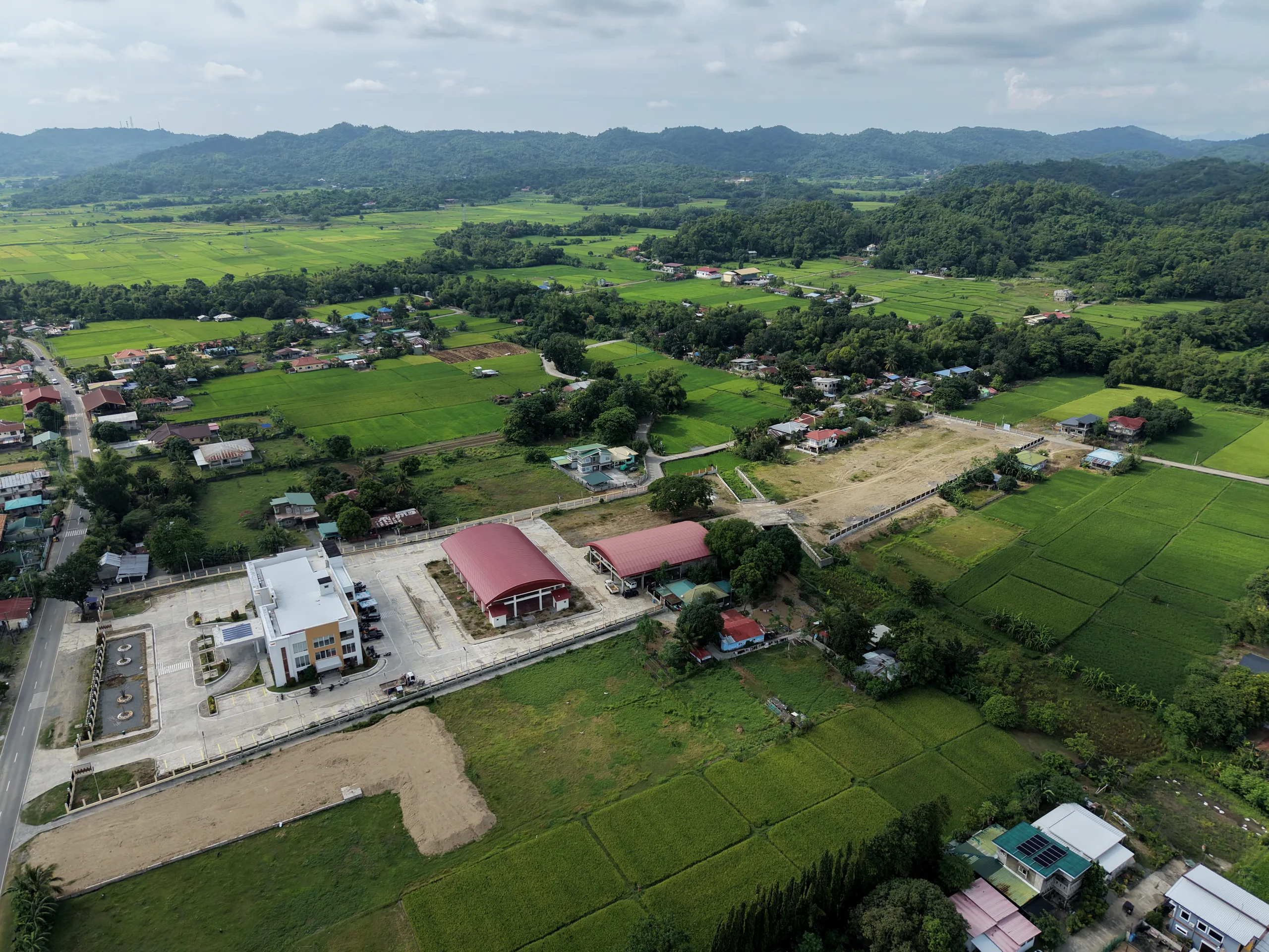 Barangay Casilagan Norte from the air.