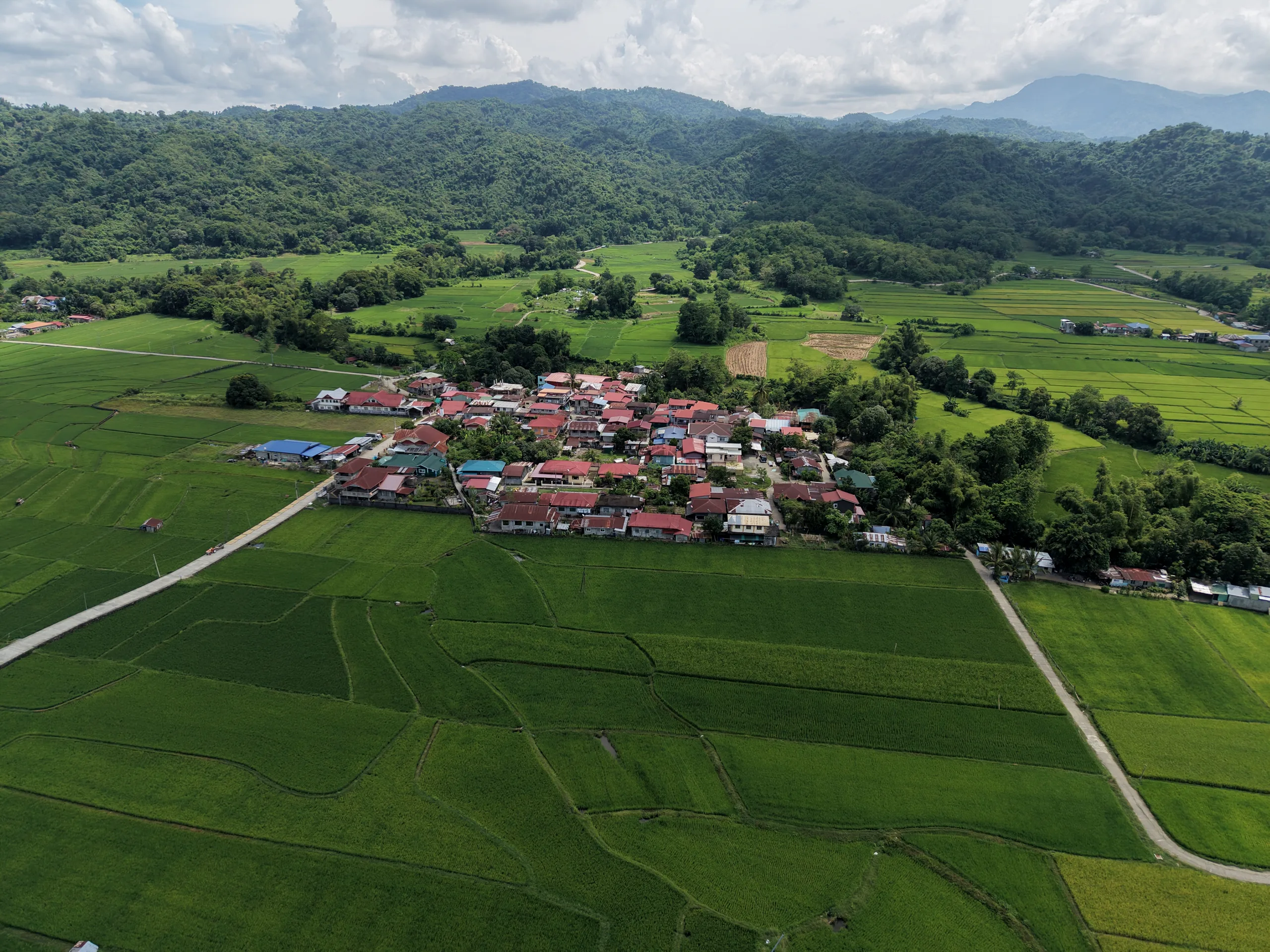 Barangay Lopez from the air.